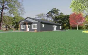 Style 3 Plan 1 home design by Sherman Buildings