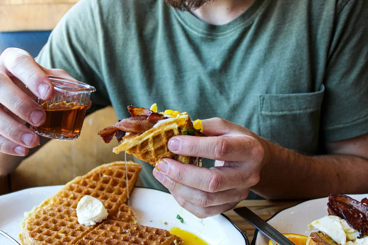 waffle container