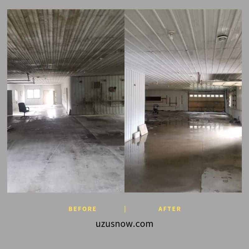 Power wash metal