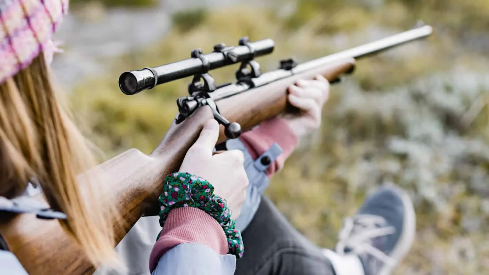 Girl with a gun