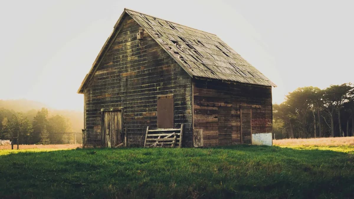 Old dilapidated house