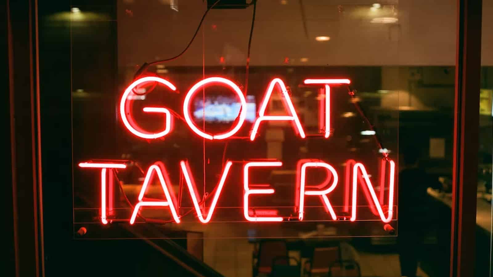 weird goat