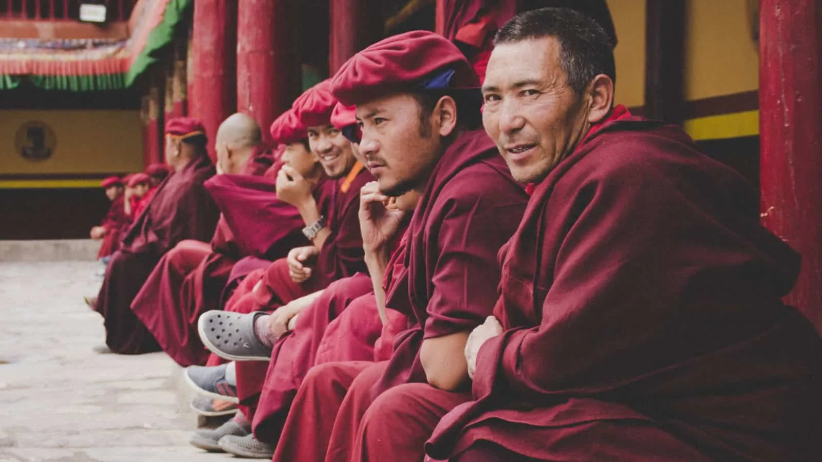 Monks in Crocs