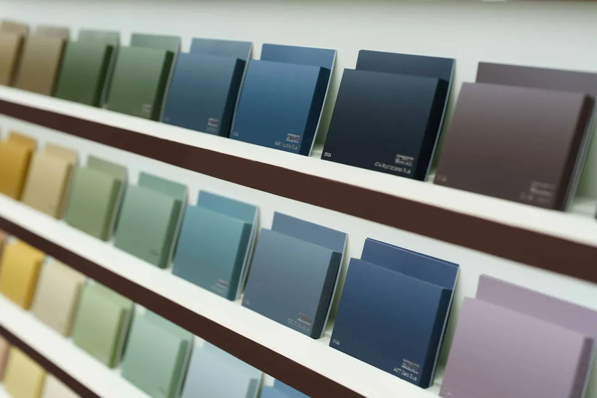 paint chip display