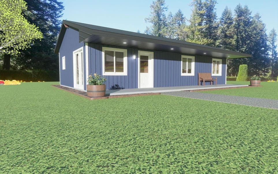 Style 1 Plan 1 home design by Sherman Buildings