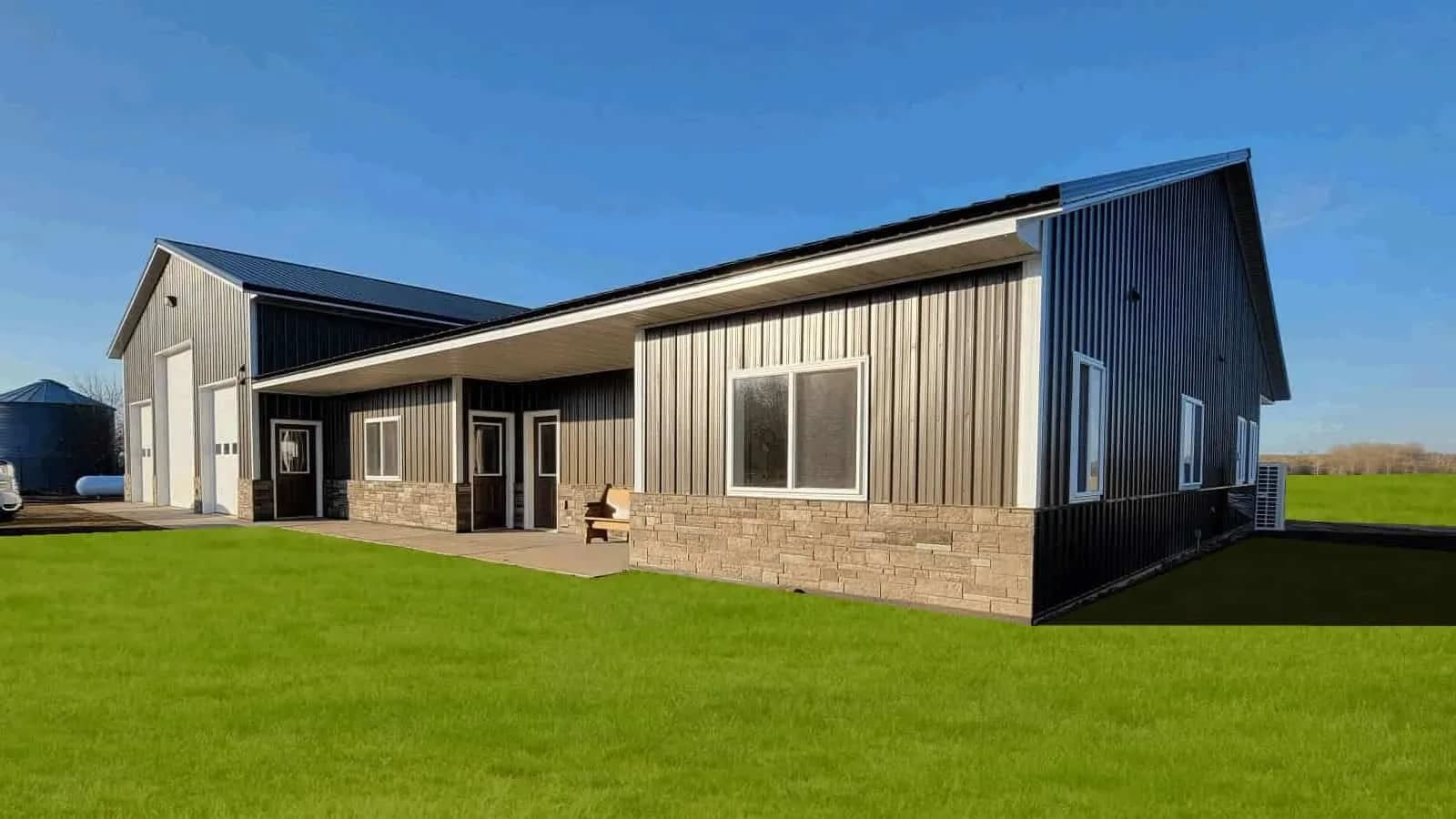 Barndominium home by Sherman Buildings