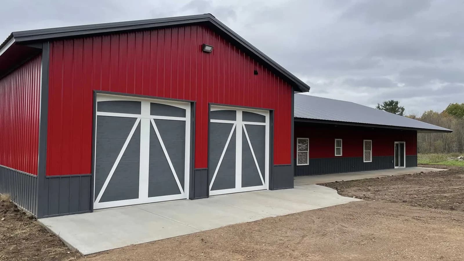 Craftsman Series post-frame home by Sherman Buildings
